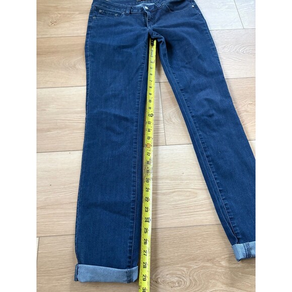 Prana Skinny Jeans Womens 6/28 Carlotta Mid Rise Stretchy Denim Dark Wash Blue - Picture 3 of 8